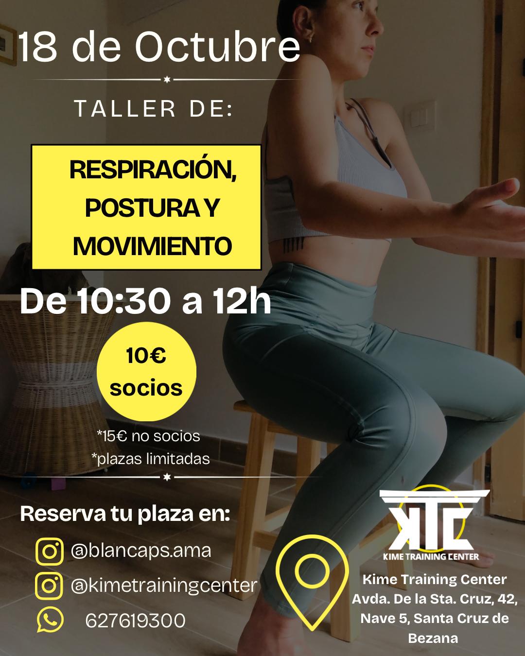 Taller Respiración, postura y movimiento.