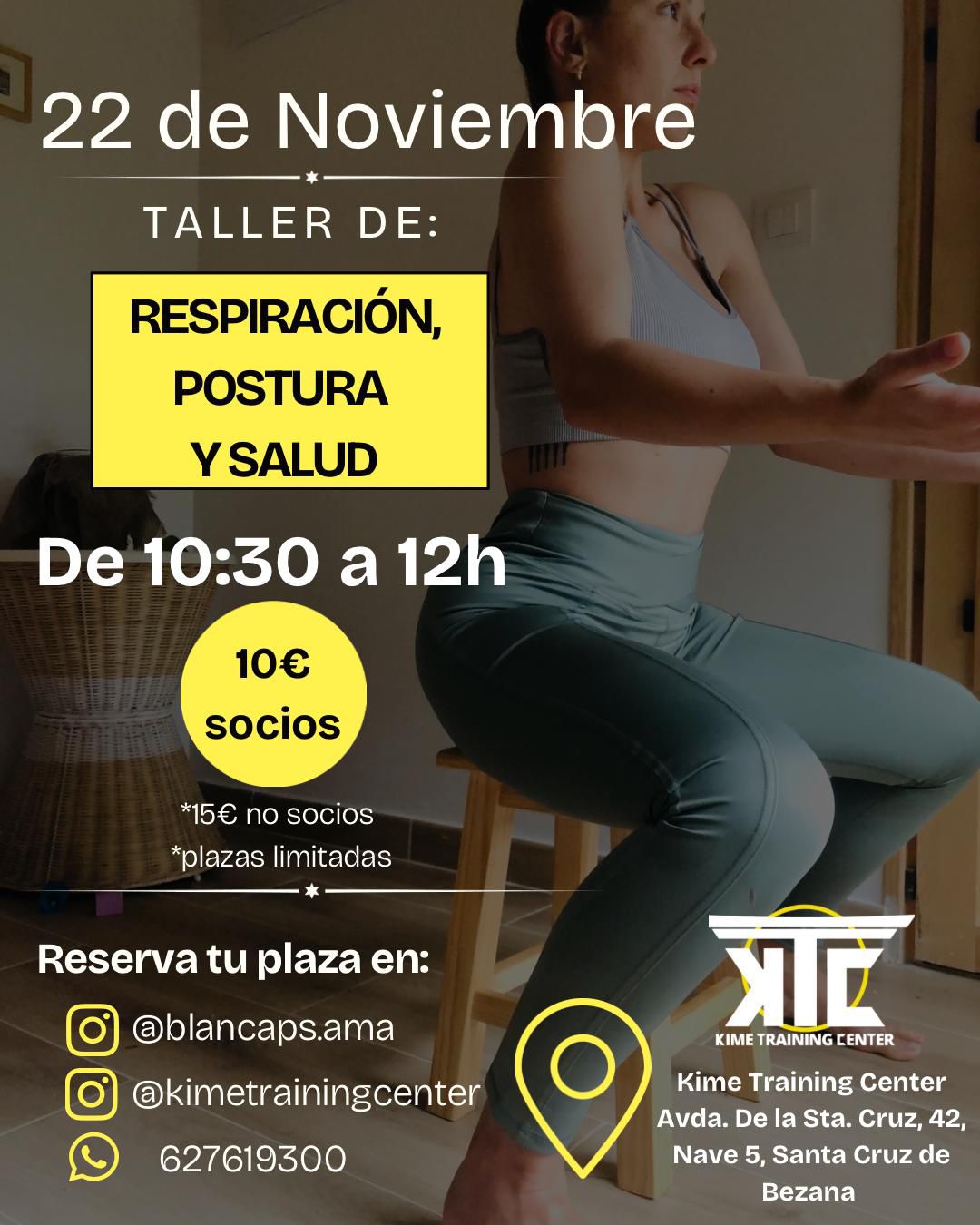 Taller Respiración, postura y movimiento.